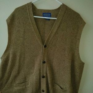 Pendleton XXL mens wool sweater vest
